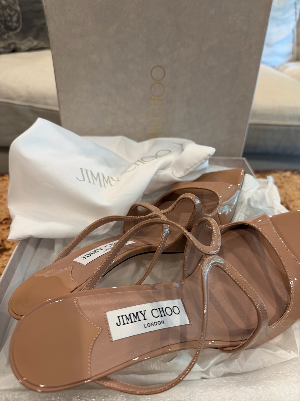 Jimmy Choo ANISE Ballet Pink Size 39 EU (US 9B) brand new - Picture 4 of 4